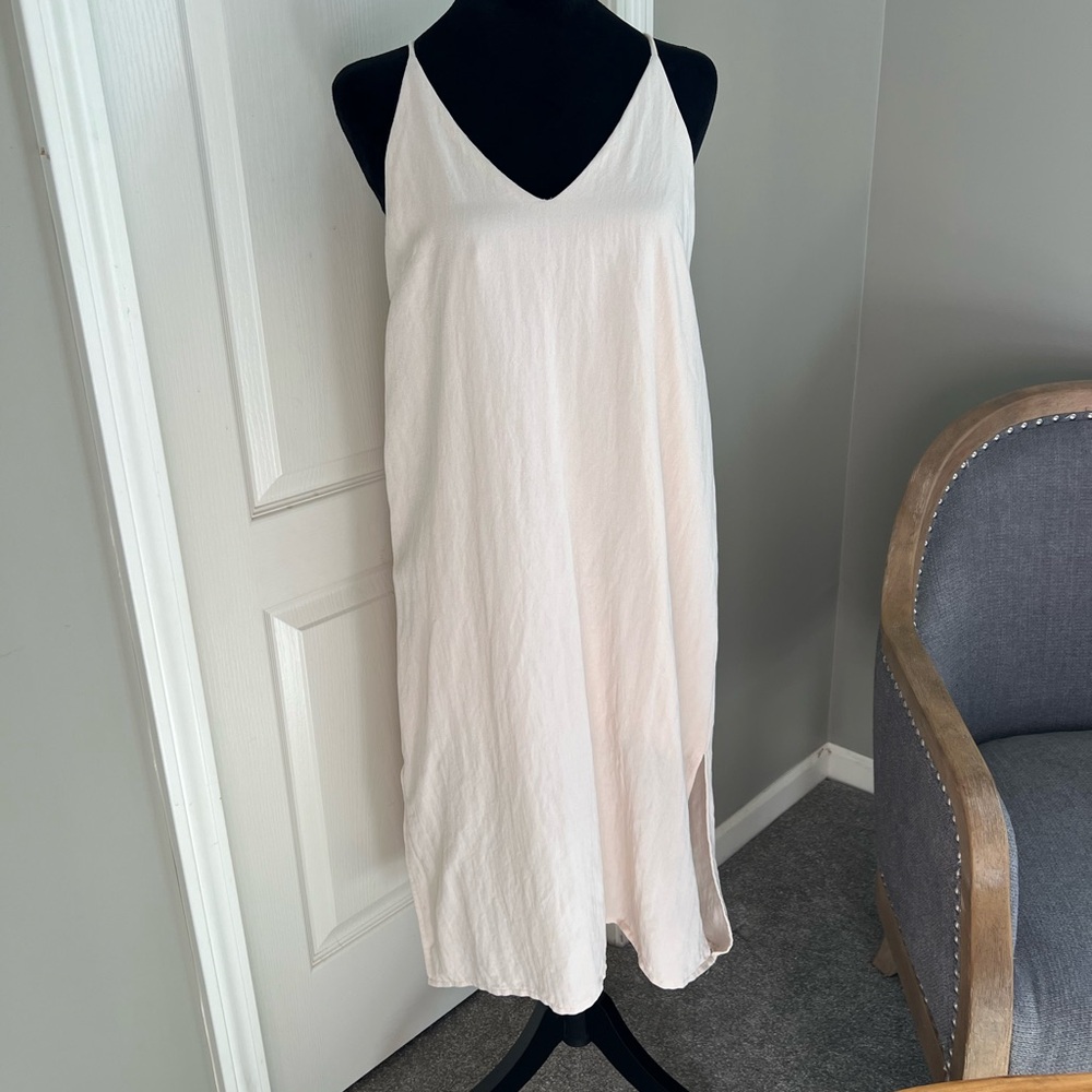 Elegant Cream Midi Dress
